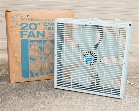 70's old metal box water fans|vintage box fans.